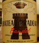 Bandol AOC – Château Pradeaux 2001