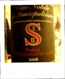 Vino Nobile di Montepulciano DOCG – Poderi Sanguineto 2006