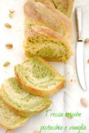 Treccia brioche al pistacchio e vaniglia