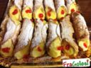 CANNOLI MIGNON CON CREMA AL LIMONE