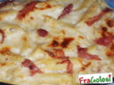 PASTA AL FORNO CON BESCIAMELLA E PROSCIUTTO CRUDO