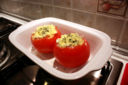 Antipasti estivi a base di formaggio, parte seconda: i pomodori ripieni
