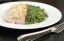 Cena estiva a base di: Palombo con piselli alla romana