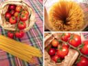 Primi piatti d’estate: spaghetti caldi con pomodori e patate