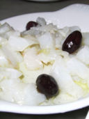 Baccalà con cavolfiore e olive nere, poca spesa tanto gusto