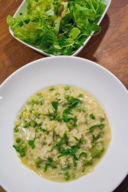 Risotto alla rucola e provolone, regole d’oro per la preparazione del riso