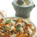 Insalata di Zucca e Ceci con salsa Thaini: per riprendersi dalle feste