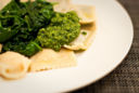 Ricette pasta: i ravioli al pesto di spinaci