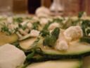 Pasta e zucchine al profumo greco