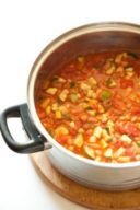 Pasta con zucchine … in brodo