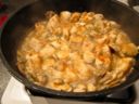 Pollo con i funghi e riso
