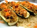 Ricette farro e zucchine: Zucchine ripiene al farro