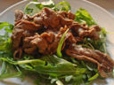Ricette estive e veloci: gli straccetti alla rucola e aceto balsamico