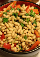 Insalata di fagioli al Pesto, un piatto tutto estivo