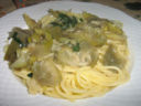 Ricette vegetariane dietetiche, gli spaghetti ai carciofi e ricotta
