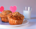 La colazione di San Valentino, gli streusel muffins al cappuccino