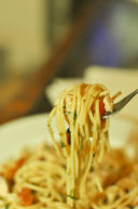 Primi piatti facili: gli Spaghetti al pollo