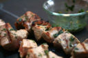 Ricette per un menu di pesce: spiedini di rana pescatrice