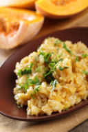 Ricette bimby, risotto con zucca e panna