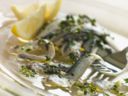 Ricette veloci pesce, insalata di acciughe, limoni e burrata