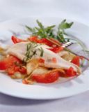 Ricette secondi piatti pesce: Filetti di sogliola con patate e pomodoro
