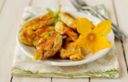 3 pastelle per fiori di zucca fritti croccanti