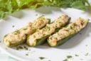 Zucchine ripiene di tonno al forno