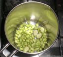Pasta con fave e cipolla