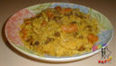 Pilau riso con carne e spezie tipica ricetta della cucina tanzaniana.