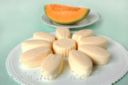 Ricetta Panna cotta al melone con coulis al melone