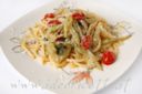 Ricetta Pici toscani con puntarelle, acciughe e ciliegino semisecco Agromonte