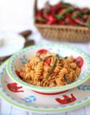 Ricetta Fusilli rosè con fagioli serpenti e tuma dla paja Occelli