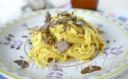 Ricetta Tagliolini alla carbonara di tartufo