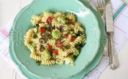 Ricetta Fusilli con broccolo romanesco, pomodori secchi e olive