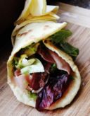 Piadina friabile con le bolle