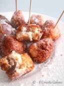 Frittelle di Panettone ai fichi e ricotta