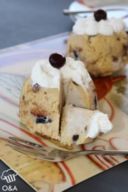 Mini zuccotto con gelato al panettone