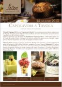 CAPOLAVORI A TAVOLA