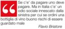 Menti semplici | Dice Briatore che il vino buono è di destra, quello cattivo è di sinistra