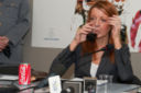 Al Vinitaly a sorseggiare Coca Cola. Michela Vittoria Brambilla for president