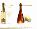 Champagne Luxor con scaglie d’oro o che altro?