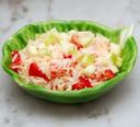 Granchi e mele in insalata