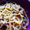 Spaghetti “pink & green”