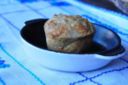 Muffin al grano saraceno con salame piccante ed Emmenthaler