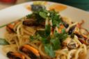 spaghetti con le cozze pugliesi