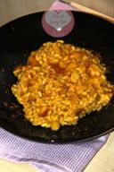 Risotto al curry e mele – Risotto with apples and curry