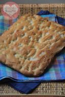 Focaccia Genovese con Licoli – Focaccia made with liquid natural yeast