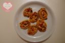 Girelle di Caprino e Peperoni, Cheese and Capsicum Snacks