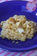 Risotto al cidro, zafferano e mele – Cider, apple and saffron risotto