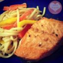 Salmone & Noodles all’orientale – Oriental style Salmon & Noodles